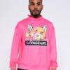 Pink PSYCHO 'Hourglass' High Neck