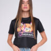 Red Panda 'X' Crop Top