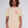 Beige SAVAGE 'Wanna Trip' T-Shirt