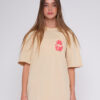 Beige SAVAGE 'Wanna Trip' T-Shirt