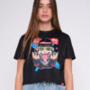 Peaceful Monkey 'X' Crop Top