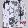 White Cream 'CHAOS' Short