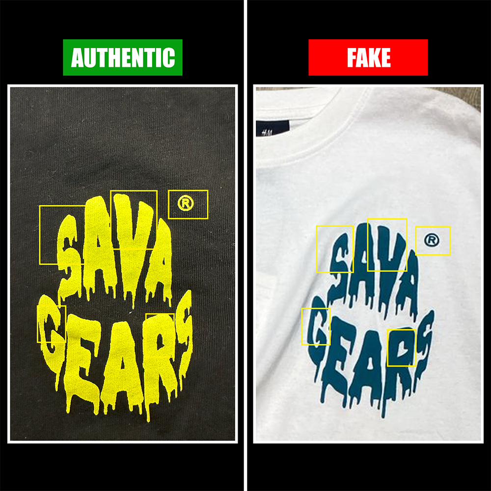 Authentic vs. FAKE : How to Spot a Genuine SAVAGEARS Black ‘Rp’ T-Shirt | SAVAGEARS® Official Online Store