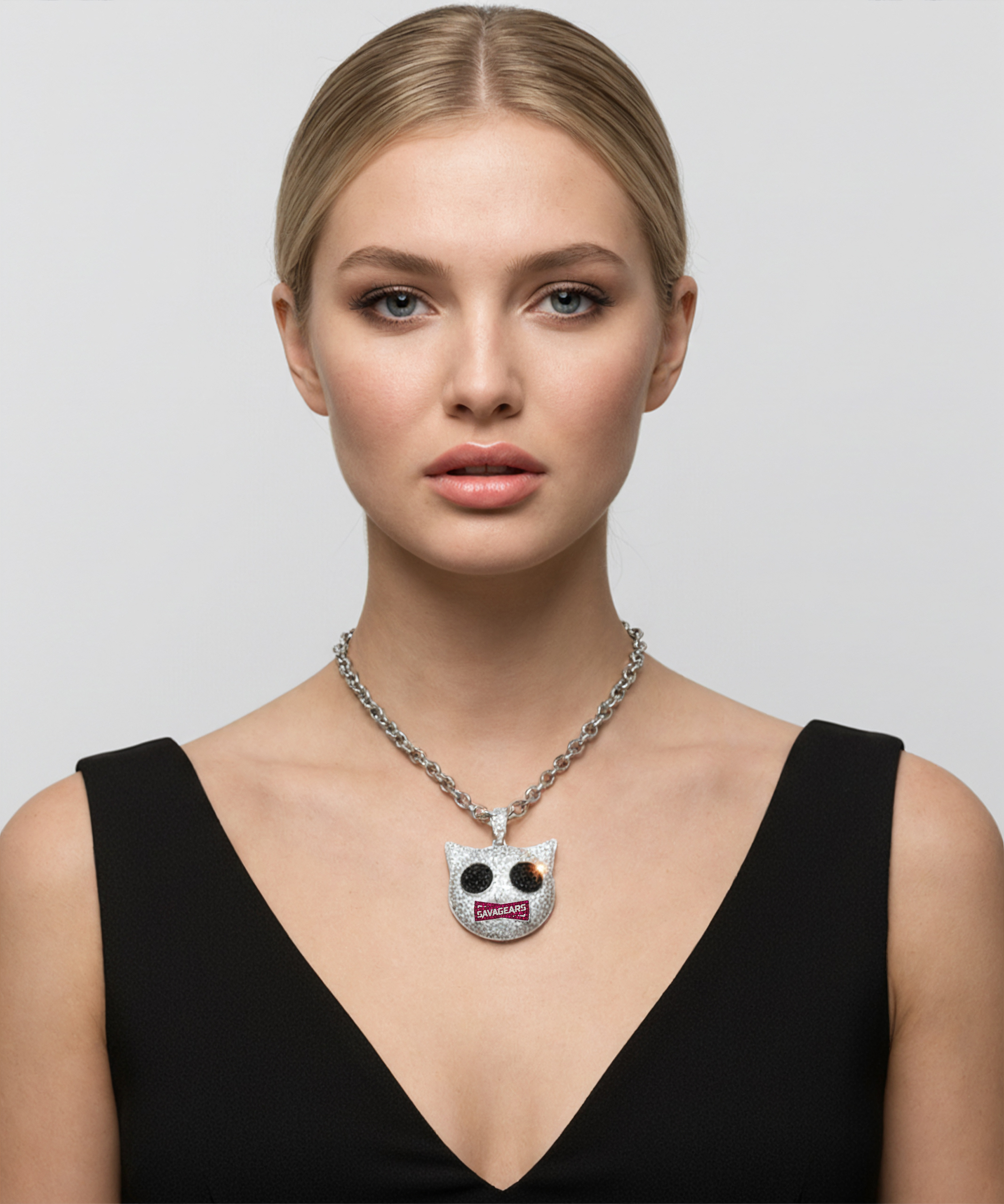 Alternative view of Eclipse Necklace – Platinum PT950 Diamond