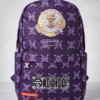 SAVAGEARS X ONE PIECE official collaboration, Gear 5 Luffy backpack in deep violet